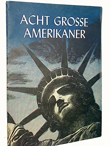 Acht grosse Amerikaner. ( sehr rares Comic-Heft , comic book , 1950)