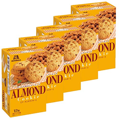 Amazon Com Morinaga Seika Almond Cookies 12 Sheets X 5 Boxes Grocery Gourmet Food