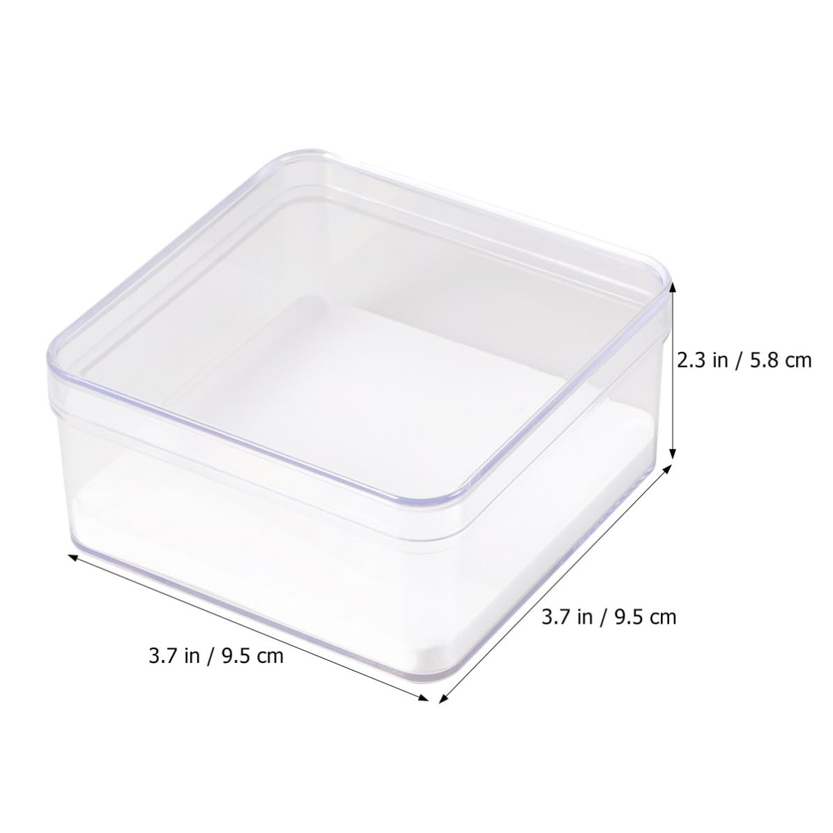MAGICLULU Transparente und Insekten Ausstellungsbox Probenbox Multifunktionale aus Kunststoff mit Deckel Pflanzenvitrine zum Schutz und Aufbewahrung von Kleinen Proben