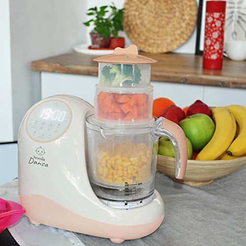 image for homia Baby Food Maker Chopper Grinder - Mills and Steamer 8 in 1 Proce