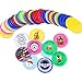 200-1000 Pcs Custom Poker Chips Plastic Drink Chips 37mm Diameter 15 Colors with Personalized Image Logo and Text Double Sided Full Color Printing Custom Tokens for Bar Party Poker Game (Red)