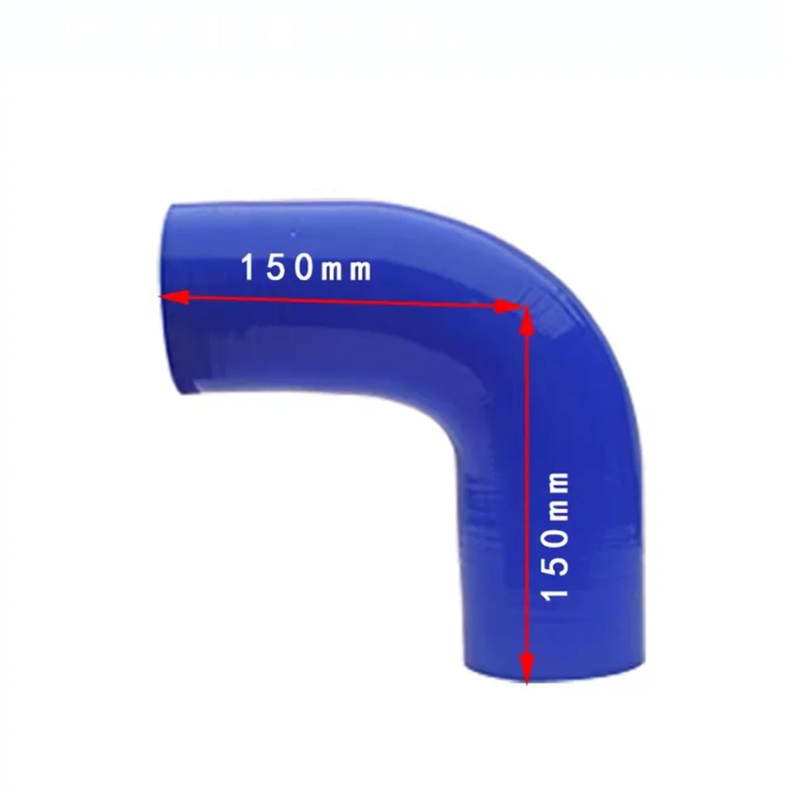 Coude Pvc Coude Serré En Tissu De Coude De Tube De Silicone À 90 ° En Caoutchouc De Silicone ID6-100(Black,40mm)