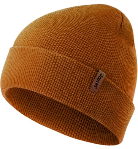 Image of ROXUN Beanie for Men /Women Winter Hat Soft Warm Unisex Skull Stocking Cap | cuffed beanie,stretch-knit fit ,suits daily wear,hiking, skiing cycling