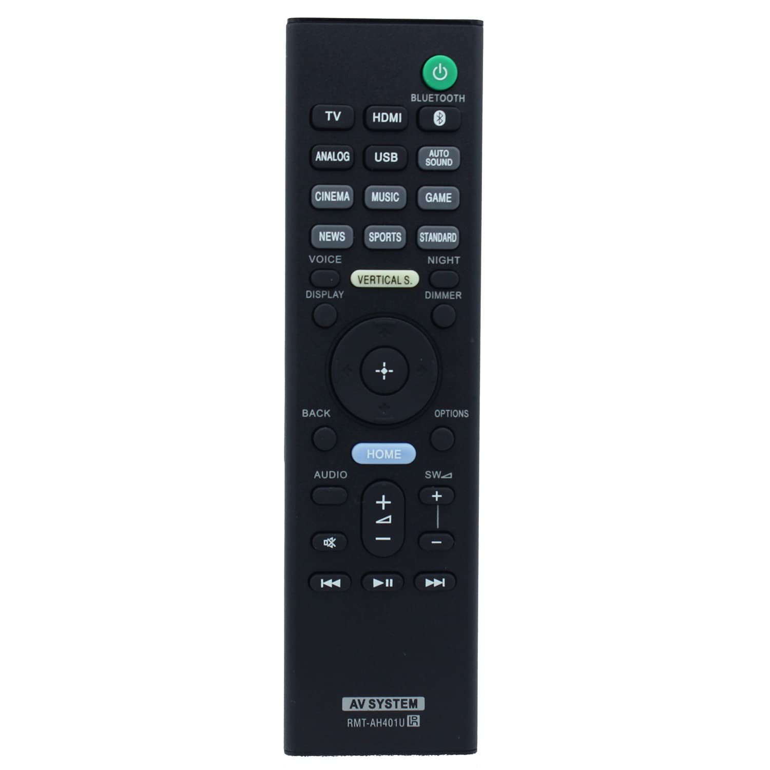 Amazon | RMT-AH401U リモコン 交換用 Sony Soundbar HT-X9000F SA