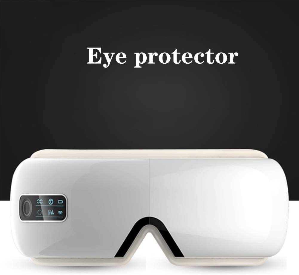 Augenmassagegerät, 6 Funktionen, 5 Modi, elektrisches Augenmassagegerät mit Wärme, Vibration, Luftdruck 4D zur Linderung der Ermüdung der Augen, Bluetooth-Musik, Verbesserung des Schlafes,