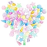 Beaupretty アクリル製海洋生物装飾 耐摩耗シミュレーション貝殻モデル パック カラフルな水槽用オーナメント プールダイビング向け 用おもち