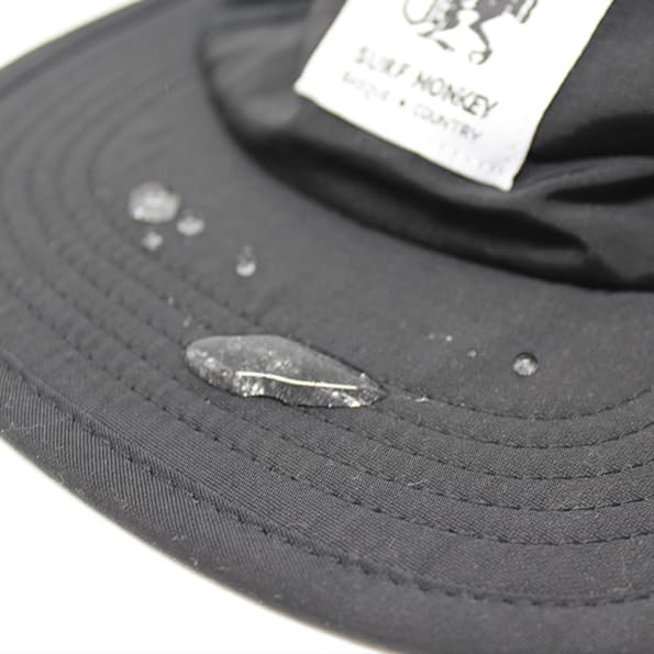 Surf Monkey Berretto a 5 pannelli Sport - Corsa - Poliestere riciclato - Waterproof - Fluorine-Free DWR - Adulto
