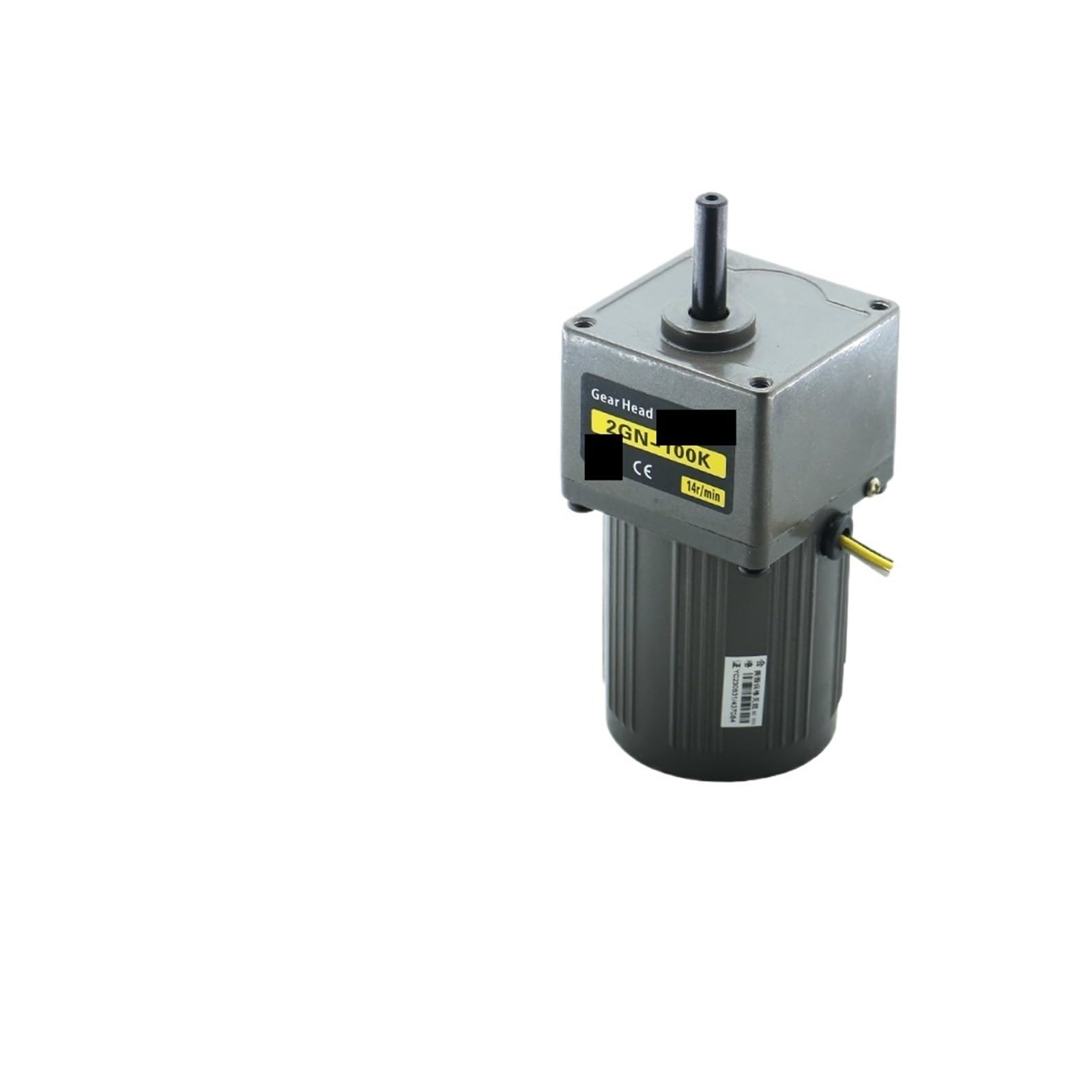 MUYTQAERG Motor 2IK6B6-C 6W AC 110v Single Phase Asynchronous Gear 8mm Shaft 5RPM-1400RPM 50/60hz Max 3Nm DC(186 RPM)