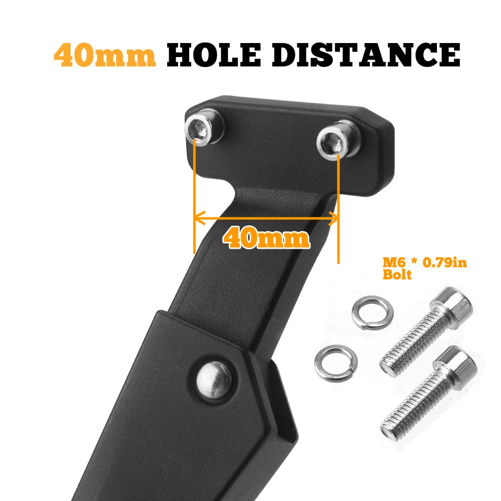 Sataway Verstellbarer und robuster Fahrradständer aus Aluminiumlegierung, für 66–73,7 cm (26–29 Zoll) E-Bike, Mountainbike, Dirt Bike (40 mm)