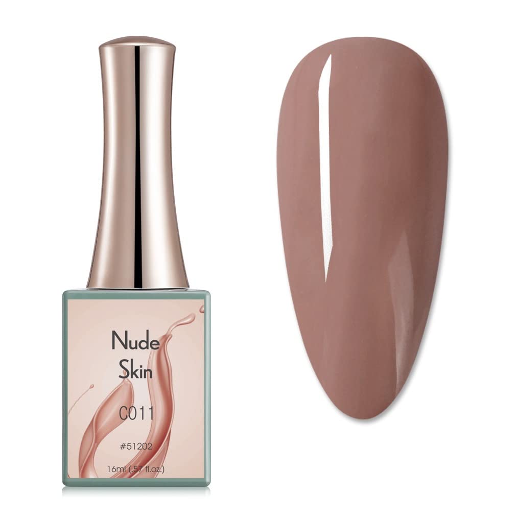 CANNI 16ml Gel Large Bottle Nude Skin Series Gel nail polish shining color gel Soak off Varnish Need UV Light to Cure the VU Gel Polish C011-image-0