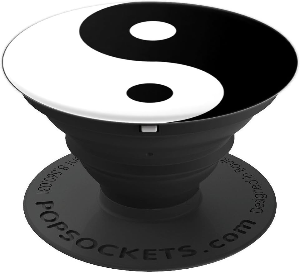 Colourful Lyfe Yin Yang Meditation Buddhism Taoism PopSockets Adhesive PopGrip - Image 4