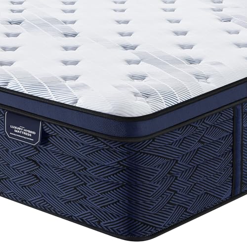 Coolvie 14 Inch Full Mattress, Luxury Euro Top Hybrid with Latex-Enhanced & Gel Foam for Contouring...