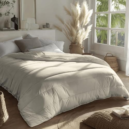 Zelesta Royalbed Bettdecke 135x200cm 4 Jahreszeiten - Bettwäsche winterdecke und Sommer-Bettdecke warm Duvet - Waschbare bettdecke ohne Bezug -...