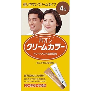 Amazon パオン クリームカラー 4g 自然な栗色 40g 40g パオン 白髪染め 通販