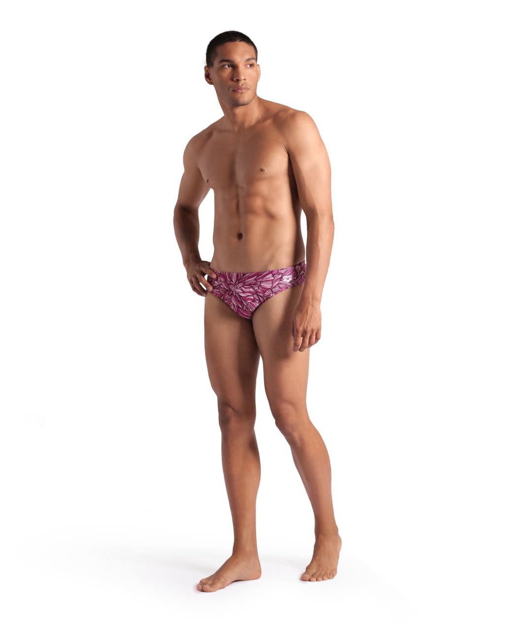 ARENA Herren Performance Men's Breast Cancer Awareness Collection Pink Dahlia Swim Briefs Schwimm-Slips