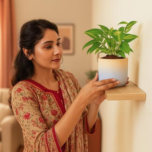 Image of Urban Plant Terracotta Pot - Trendy Planter for Modern Home & Garden Spaces (Gala Gradient Terracotta Pot - Pink)