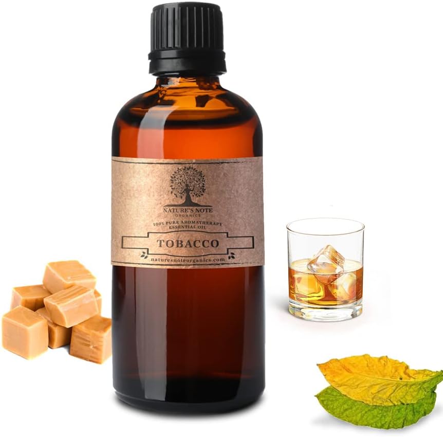 Tobacco - 100% Pure Aromatherapy Grade Essential Oil by Nature's Note Organics - 4 Fl Oz