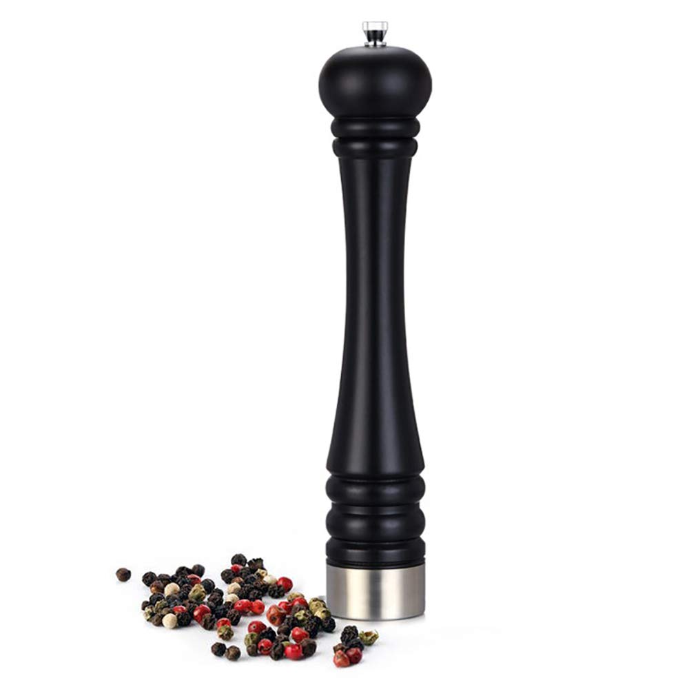 macinatori di pepe, macinatori di legno, Macina sale e pepe in acciaio inossidabile manuale, macina pepe nero, bottiglia for condimenti da cucina