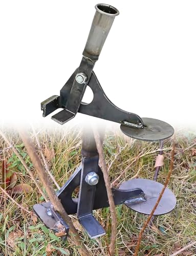 Arracheur de Racines Robuste avec poignée, arrache-souches à Levier facilitant l'extraction des Mauvaises Herbes pour poteaux de clôture et Jardin.