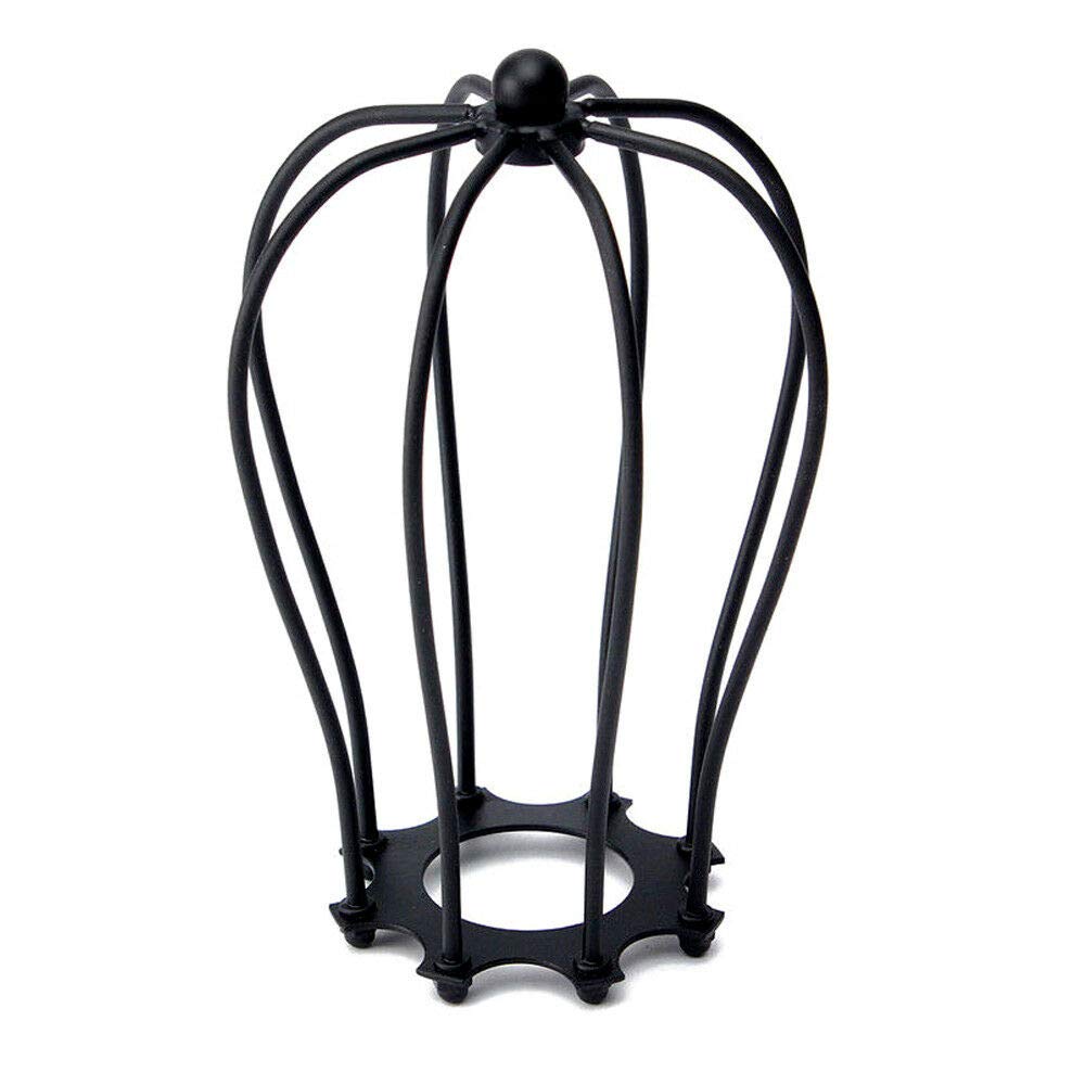 Open Style Wire Cage Light Shades, Metal Easy Fit Balloon Cage Lampshades for Ceiling Pendant Light, Wall Lamps (Style 7)