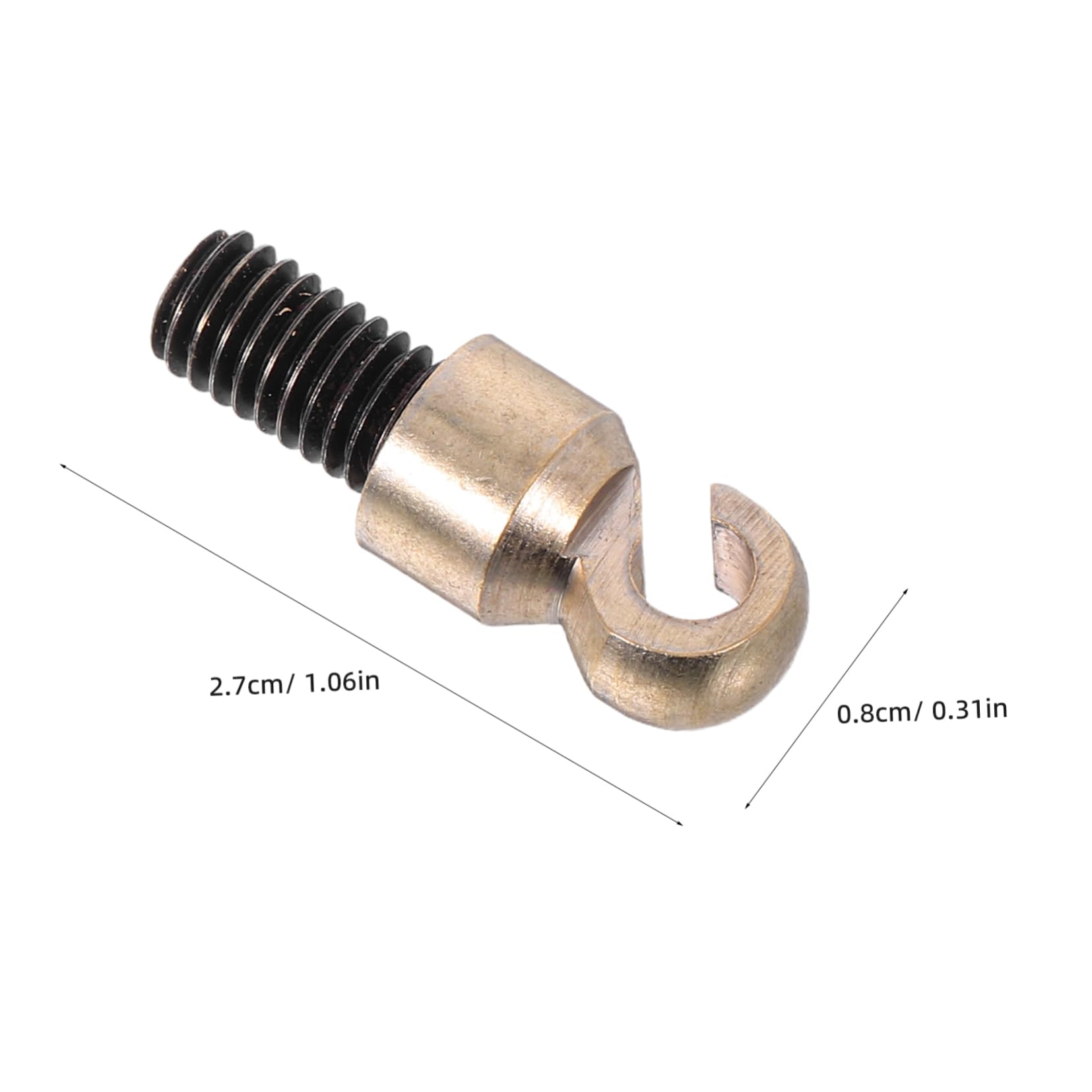 Ipetboom Vintage Grandfather Clock Weight Replacement Repair Parts Hook Nut for Timekeeping Compatible with Various Models for Restoration and Maintenance