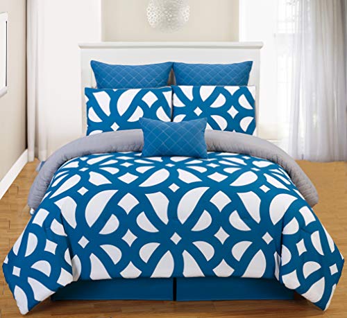 Edredón Duck Uxbridge índigo-gris ideal para crear un dormitorio moderno y relajante 2