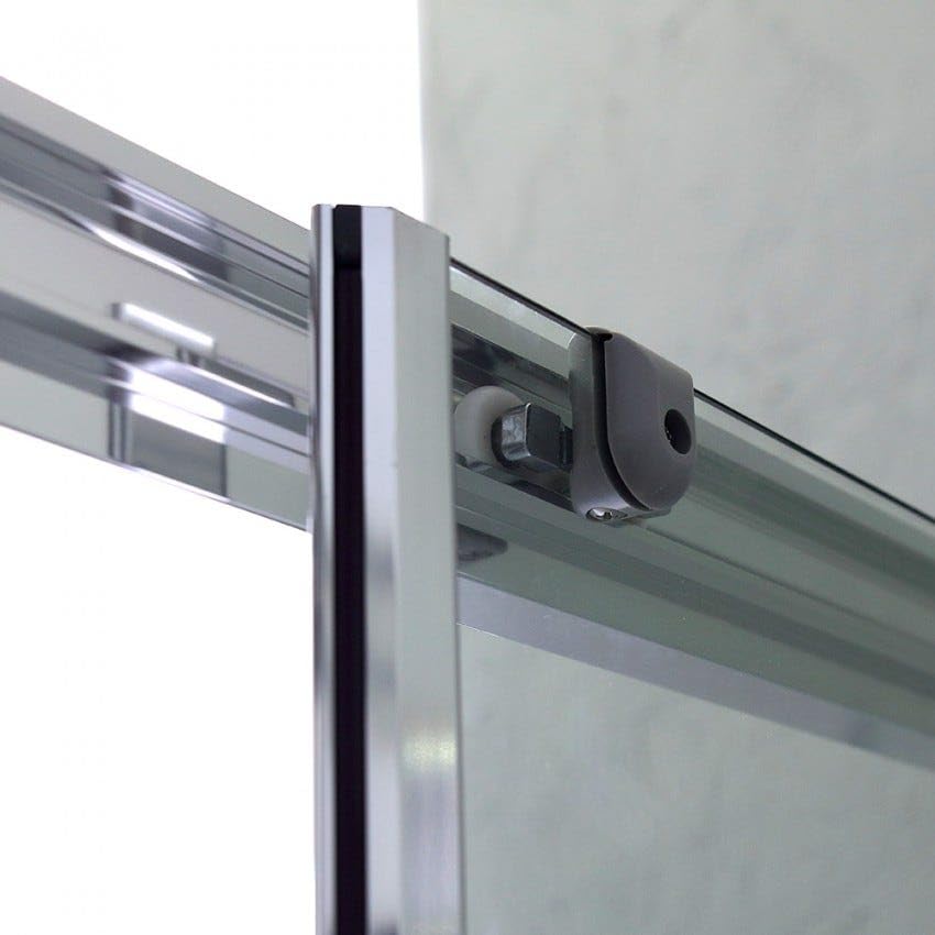 Cabine Douche 70x70CM En Acrylique Mod. Smart Avec Ouverture Centrale | Leroy Merlin