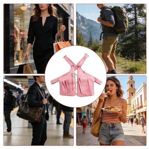 Bolsa de hombro antirrobo para las axilas: la cartera doble ideal para tus viajes 4