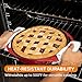 Bruntmor 9.5-Inch Red Enameled Cast Iron Pan - Oven Safe Deep Dish Pizza Pan with Dual Handles - Pie Dish for Baking - Even Heat Distribution - Durable Nonstick Enamel Finish for Versatile Cooking