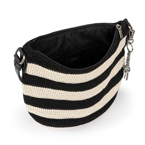 Image of The Sak Sequoia Hobo Bag - Hand Crochet Large Women's Purse for Everyday & Travel - Durable Handbag & Tote With Zipper Pocket