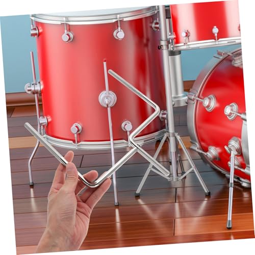 Soporte para cowbell de batería con brazo en U de metal miniatura 6