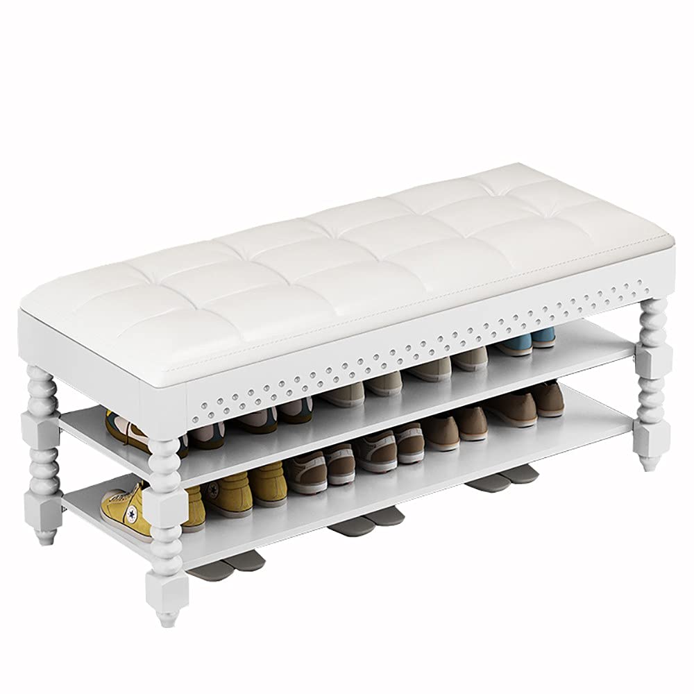 Banc de rangement à chaussures robuste charge 200 kg max