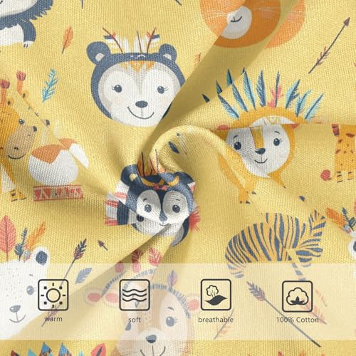 Cotton Little Boys Briefs Tribal Animals Soft Toddler Underwear3