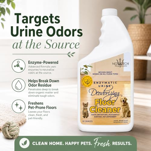 Image of NOYATECH Pet Floor Cleaner Concentrate, Enzyme Urine Odor Remover, 32 oz