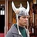 YONGHS Medieval Viking Horned Helmet Berserker Soldier Sallet Toy Barbarian Warrior Hat For Silver One Size