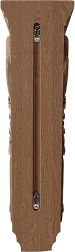 Vista 118 de Ekena Millwork CORW03X04X07ACAL - Ménsula pequeña de madera de acanto, 3 1/2 pulgadas de ancho x 4 pulgadas de profundidad x 7 pulgadas de alto