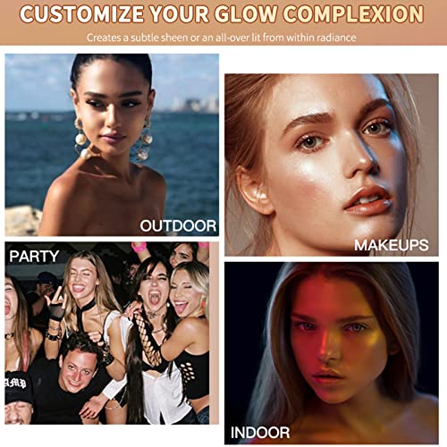 Rosarden Liquid Glitter Eyeshadow, Black Sparkling Eye Shadow, Liquid Shimmer Eyeshadow, Smooth Metallic Eyeshadow Face Glitter,-Cream Eyeshadow, Liquid Highlighter Waterproof Not Greasy, Shiny Black Silver Glow #TOP6