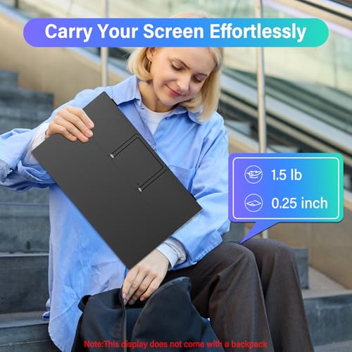 Image of InnoView 15.6'' Portable Monitor for Laptop FHD 1080P USB-C Travel Monitors HDR IPS Portable Laptop Monitor for MacBook PC Xbox PS4 /5 Switch