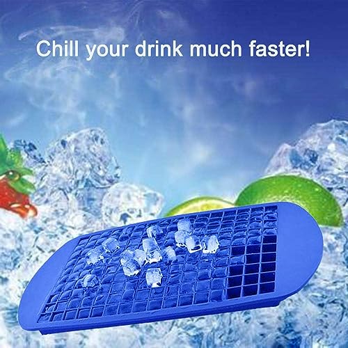 Cubetas mini de silicona para hielo flexibles y duraderas miniatura 3