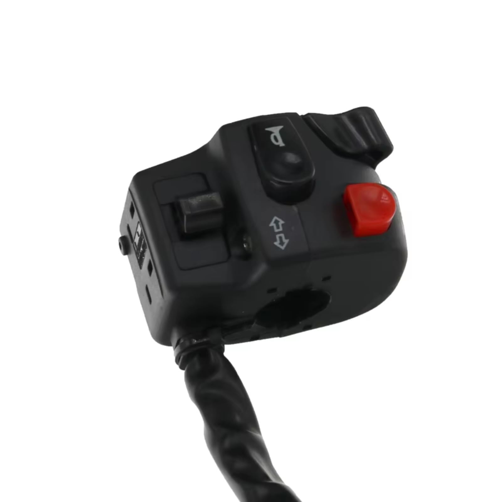 Interruptor señal moto Conjunto De Interruptor De Manillar De Motocicleta De 7/8 "para Motor Universal, Arranque Eléctrico, Bocina, Faro, Botón De Luz Antiniebla
