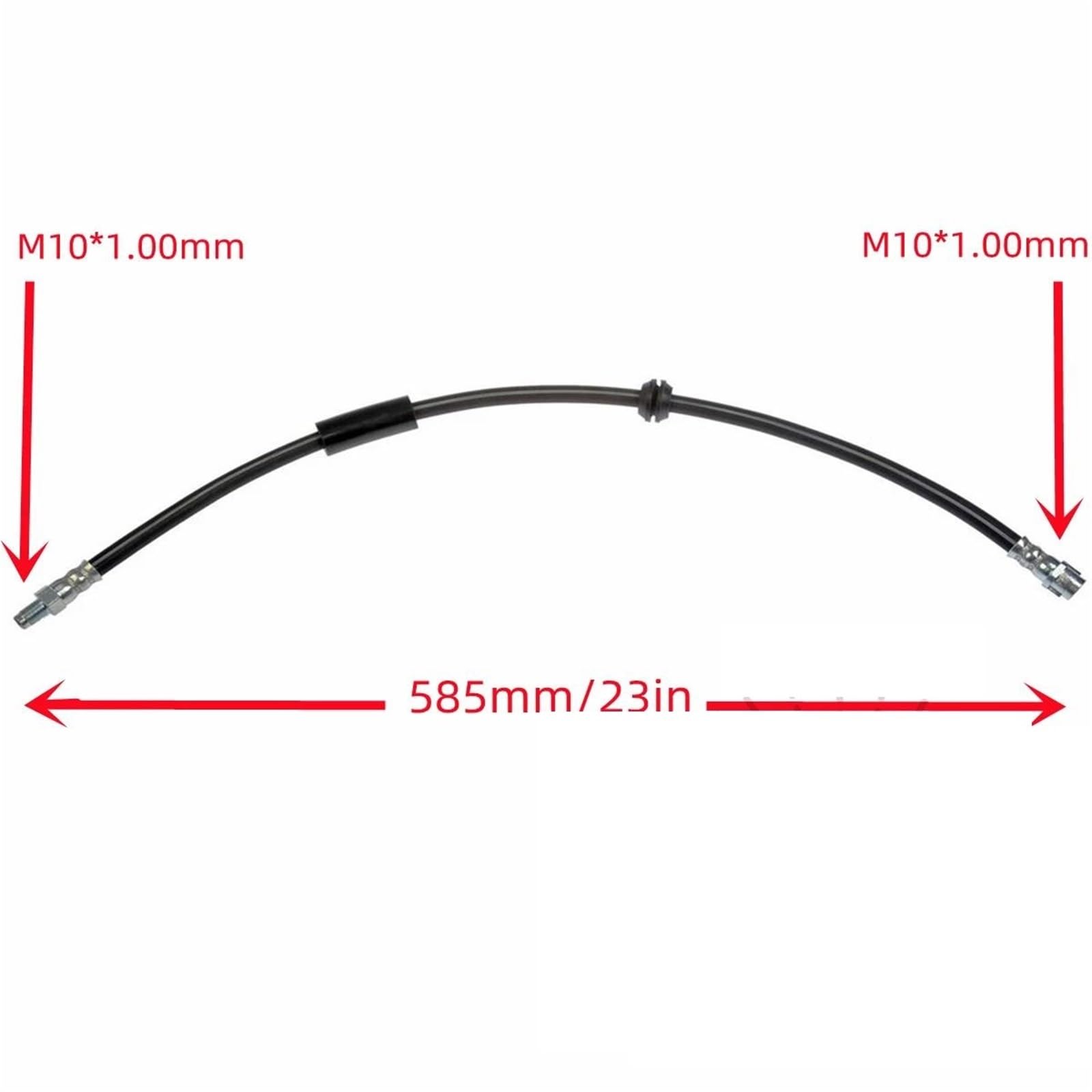 2 Tubi Flessibili Freno Anteriori Per Auto Per BENZ CLASSE M W164 2005-2010 Raccordo Tubo Olio Freni 1644200448 gruppo tubo freno