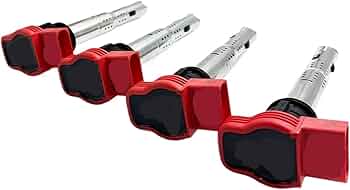 Amazon | 4個入り レッド イグニッションコイル 0221604800 06E905115E