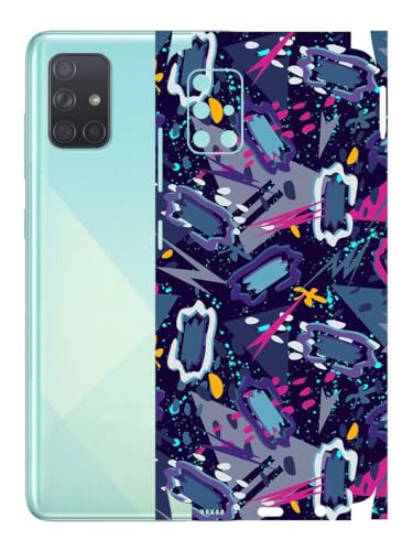 Image of AtOdds - Mobile Back Skin Sticker Wrap Compatible with Samsung Galaxy A51 (Coverage - Back+Camera+Sides) (Abstract)