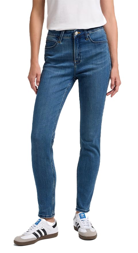 CHIC BY LEE High Rise Skinny Jeans, EUR So Chic, 30W / 31L Mujeres