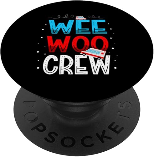 Wee Woo Crew Ambulancia Técnico Paramédico EMT PopSockets intercambiables PopGrip