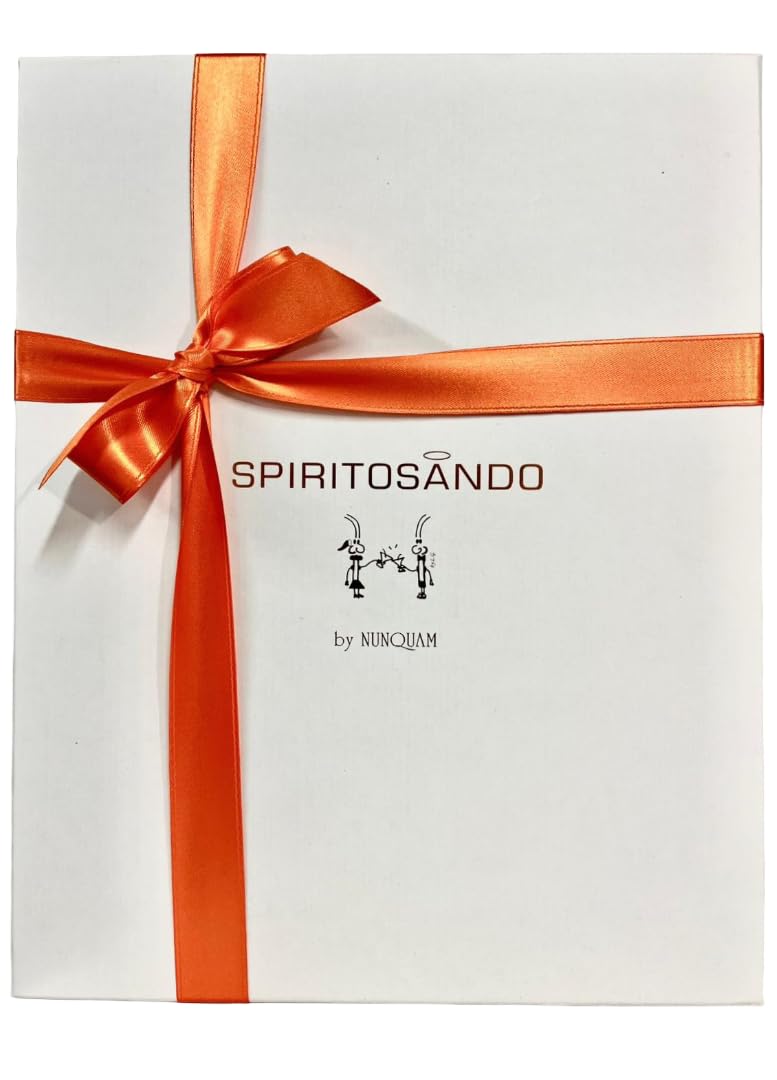 Confezione regalo "Gin Bathtub" Opificio Nunquam. Elegante scatola serigrafata con una bottiglia di Gin artigianale Bathtub da 700 Ml. e due bicchieri in vetro da degustazione