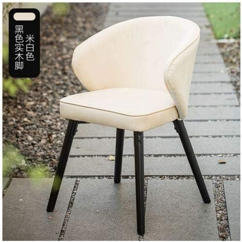 JF-Xuan Dining Chair， Modern Extra Thickened Dining Chair Net Red Bar Stool Backrest Nordic Home Hotel Dining Chair Home Light Shell Chair (Color : Wooden Legs A2)