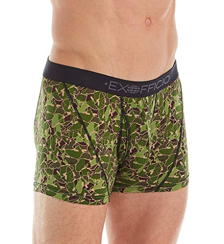 ExOfficio Give-N-Go 2.0 Sport Mesh 3in Boxer Brief - Men's Fishing Camo, XXL