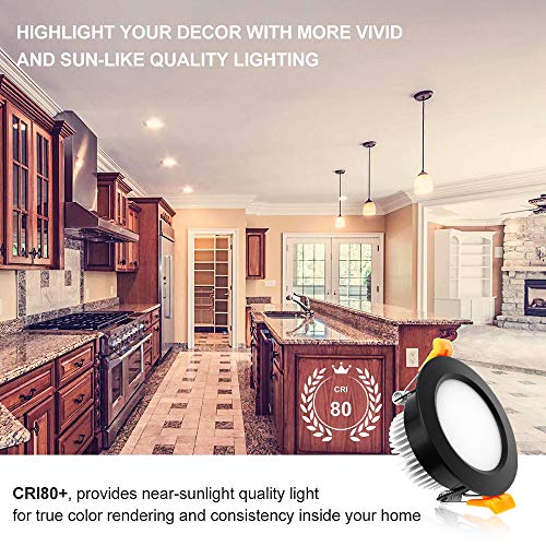 Ygs-Tech 2 Inch Led Recessed Lighting Dimmable Downlight, 3W(35W Halogen Equivalent), 3000K Warm White, Cri80, Led Ceiling Light With Led Driver (10 Pack) #TOP1