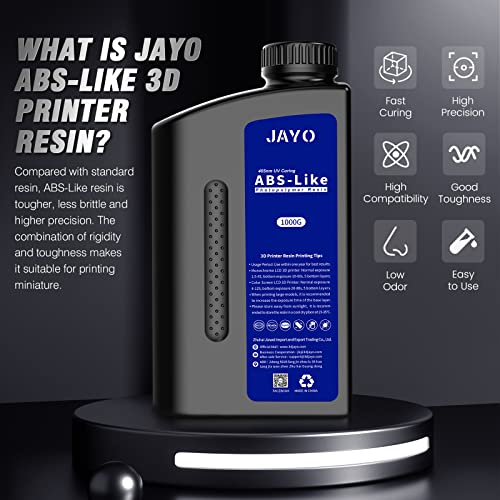 Resina para Impresora 3D JAYO 1KG - ABS-Like Rápida 405nm UV para Impresión 3D, Compatible con LCD/DLP/SLA 4K/6K/ - Fernando Cortés